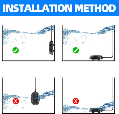 Aquarium Fish Tank Heater: 75W Small Submersible Turtle Heater with Adjustable Temperature External Controller for Betta | Saltwater | Freshwater | 5-15 Gallon