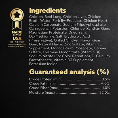 Cesar Classic Loaf in Sauce Grilled Chicken and Gravy Flavor Wet Dog Food for Small Breeds - 3.5 Oz