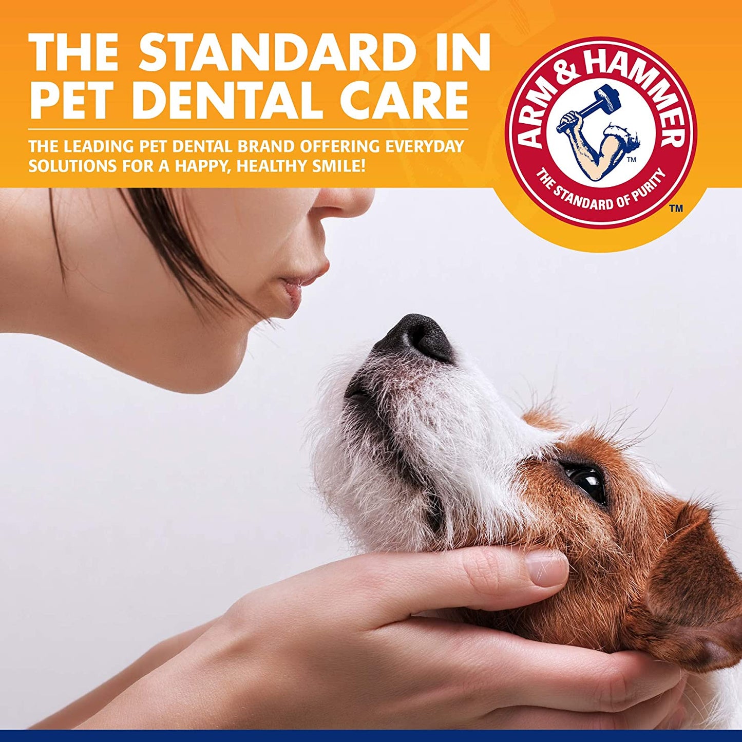 Professional Pet Dental Care Kit for Tartar Control - Banana Mint Toothpaste with Baking Soda, Double-Sided Toothbrush, and Finger Brush - 2.5 oz, 3-Piece Set